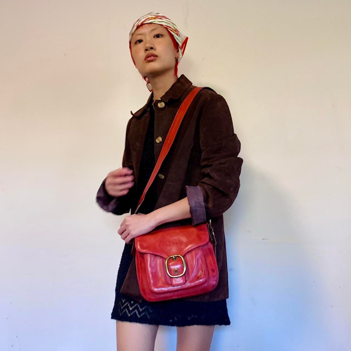 vintage coach small red - Gem